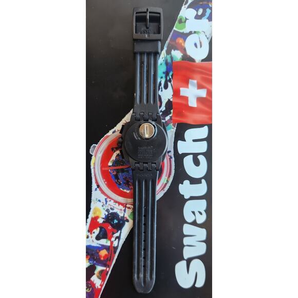 Swatch watch MISTER CHRONO SUIB400 2008 Chrono New old stock - Picture 7 of 9